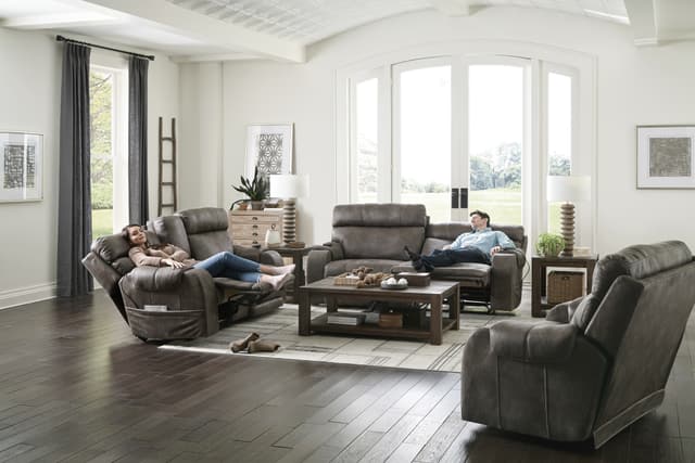 Catnapper® Serenity Power Headrest Power Reclining Sofa with Heat, Massage, & Lumbar-3