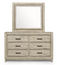 New Classic® Home Furnishings Ashland Rustic White Mirror-1