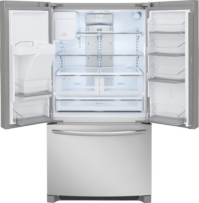 Frigidaire Gallery 26 8 Cu Ft Stainless Steel French Door
