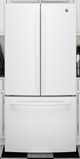 GE® 33" 18.6 Cu. Ft. White Counter Depth French Door Refrigerator-3