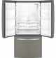GE® 33" 18.6 Cu. Ft. Slate Counter Depth French Door Refrigerator-4