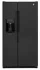 GE® 36" 21.9 Cu. Ft. Black Counter Depth Side By Side Refrigerator-0