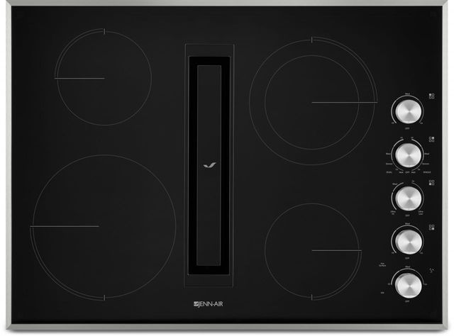 Jenn Air 30 Electric Downdraft Cooktop Stainless Steel Jed3430gs