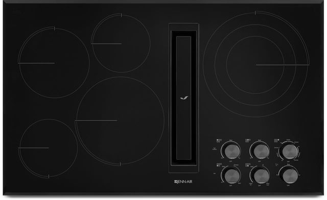 Jenn Air 36 Electric Downdraft Cooktop Black Jed3536gb