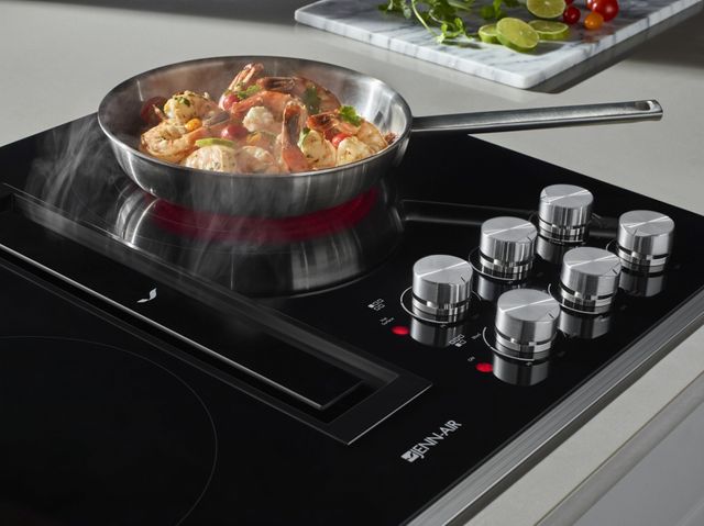 Jenn Air 36 Electric Downdraft Cooktop Stainless Steel Jed3536gs