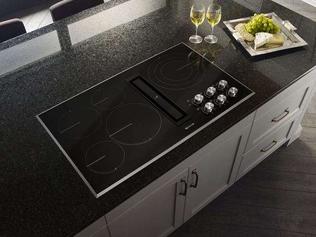 Jenn Air 36 Electric Downdraft Cooktop Stainless Steel Jed3536gs