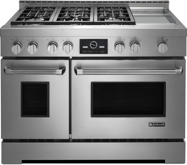 Jenn Air Pro Style 48 Pro Style Gas Double Oven Range Pro Style