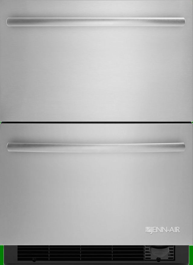 Jenn Air 24 Refrigerator And Freezer Drawers Stainless Steel