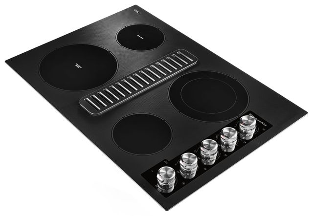 KitchenAid® 30.88" Black Electric Downdraft Cooktop ...