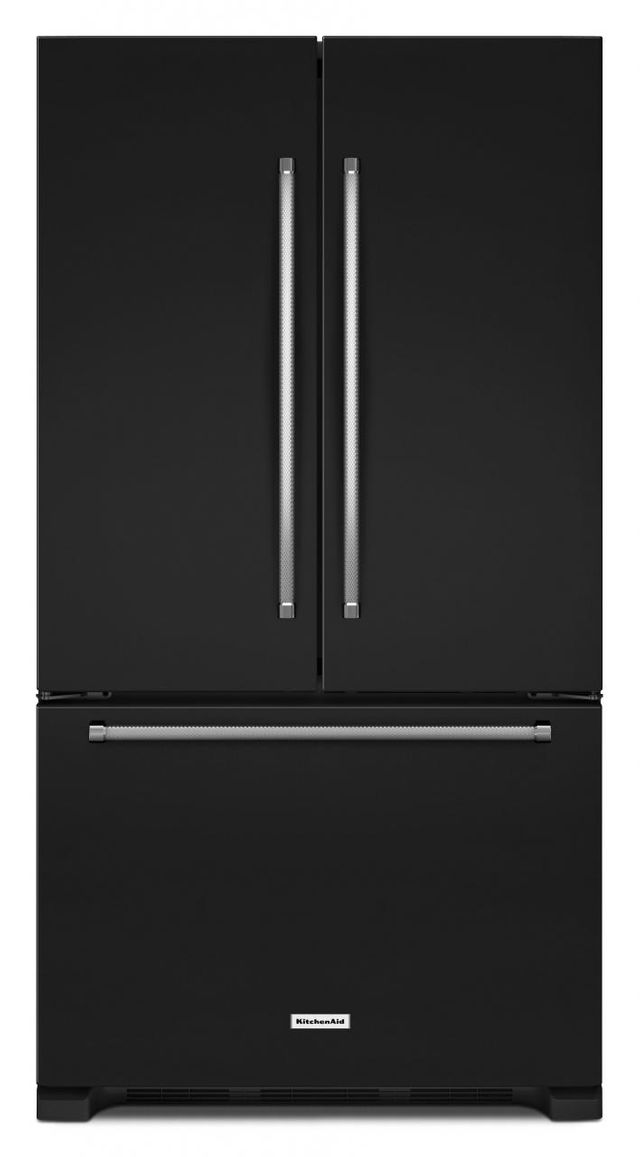 Kitchenaid 20 0 Cu Ft Black Counter Depth French Door