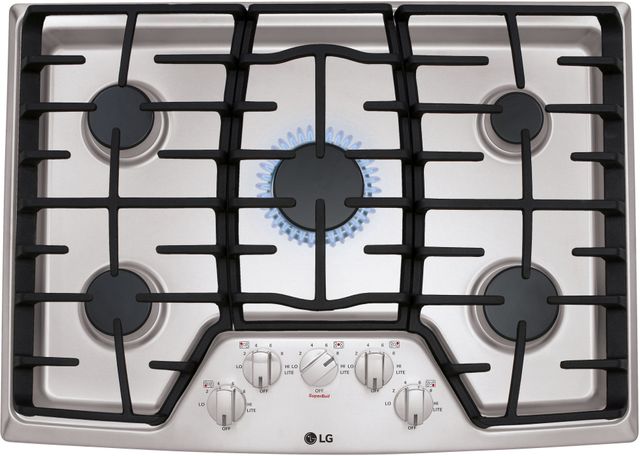 Lg 30 Stainless Steel Gas Cooktop Lcg3011st Volkmann Appliance Inc