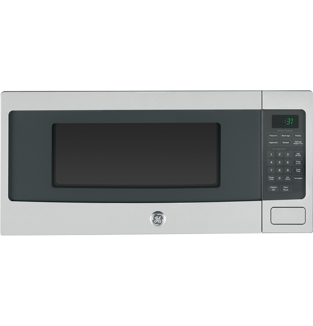 Ge Profile 1 1 Cu Ft Stainless Steel Countertop Microwave Oven