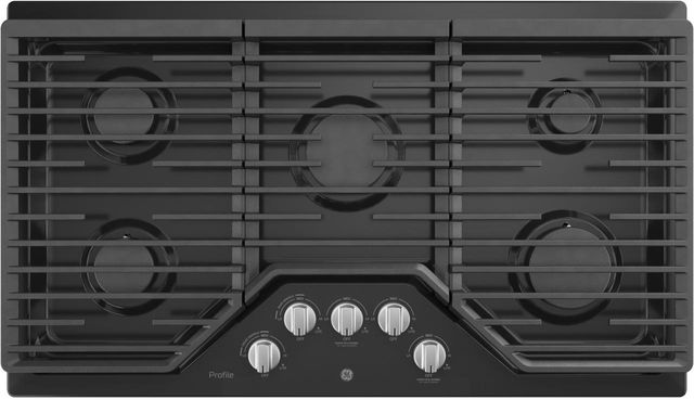 Ge Profile 36 Black Built In Gas Cooktop Pgp7036dlbb In Clinton