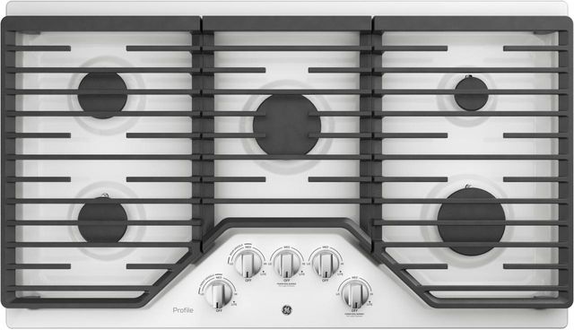 Ge Profile 36 White Built In Gas Cooktop Pgp7036dlww In Clinton