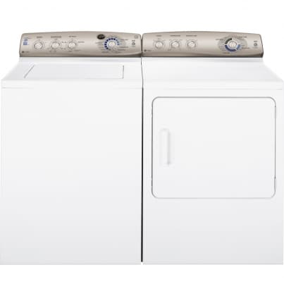 GE Profile Laundry Pair PTWN6050MWT/PTDN600EMWT-0