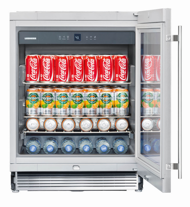 Liebherr 3.8 Cu. Ft. Stainless Steel Beverage Center-1