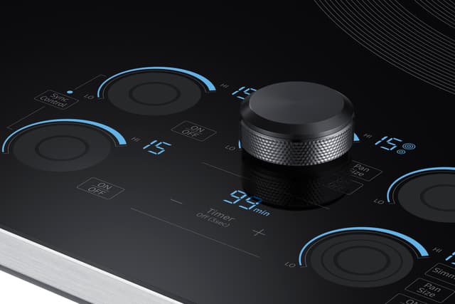 Samsung 36" Stainless Steel Electric Cooktop-1