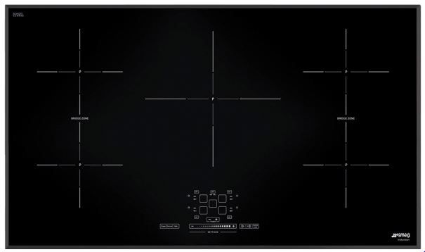 Smeg 36 Induction Cooktop Black Simu536b Legacy Appliances