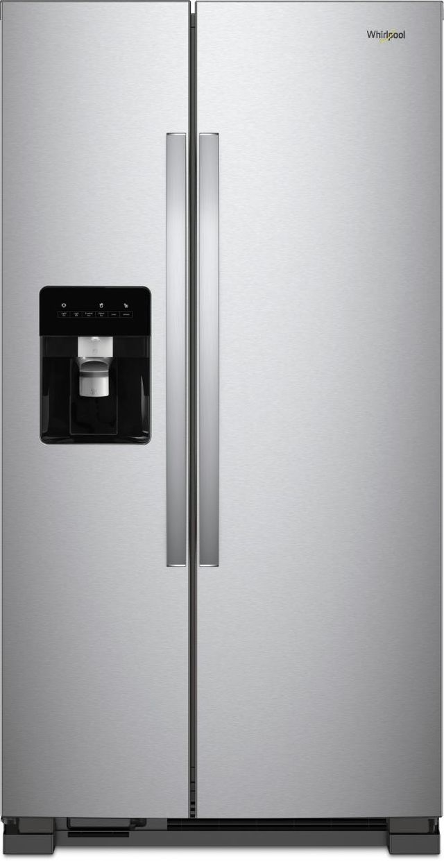 Whirlpool 21 Cu Ft Side By Refrigerator Monochromatic 21 Cu Ft Side By Refrigerator