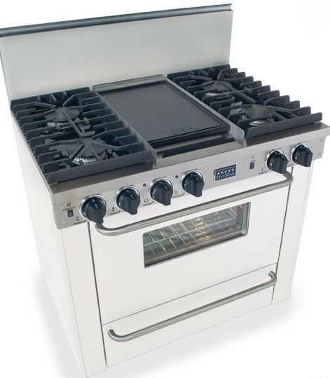 Fivestar 36 Free Standing Gas Range White Wtn331 7w Myers Appliance