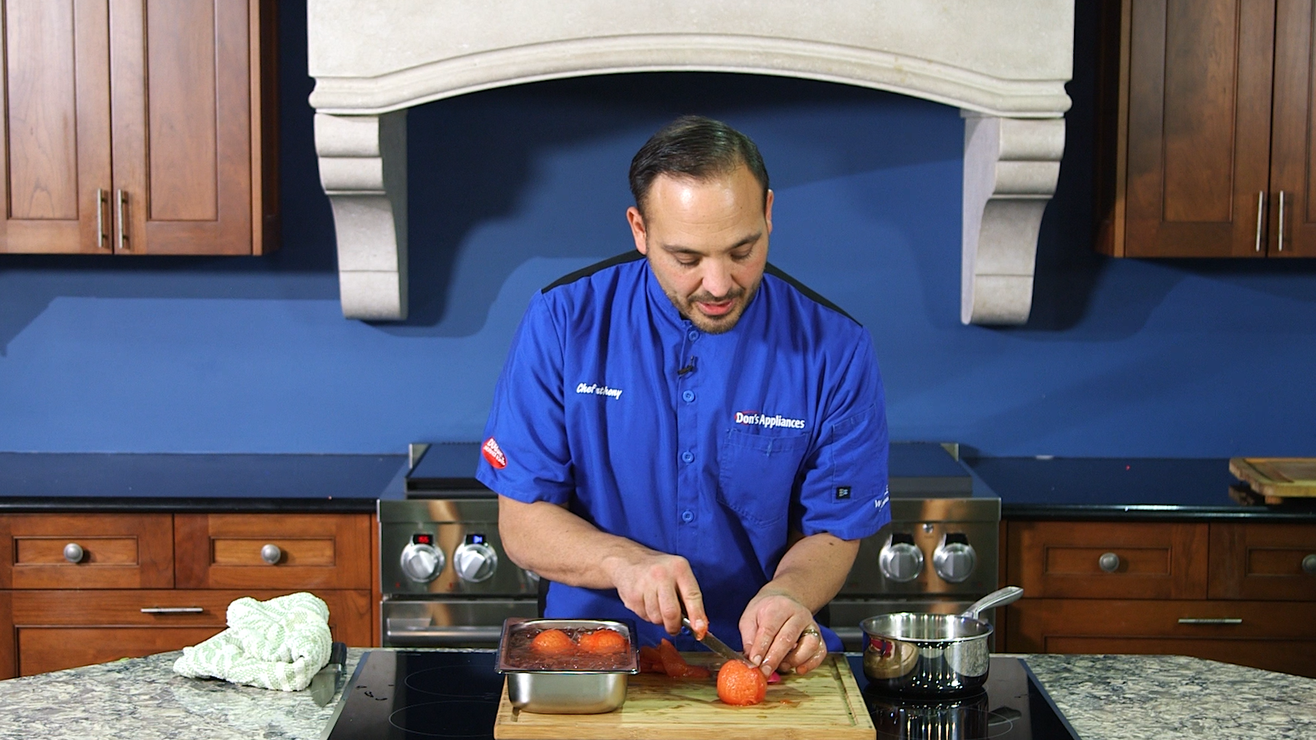 Quick and Easy Tomato Concasse Blach, Peel, and Preserve