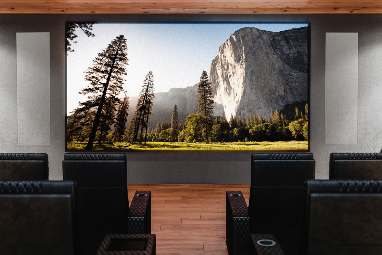 Masterpiece CI Series speakers in-wall in home theater