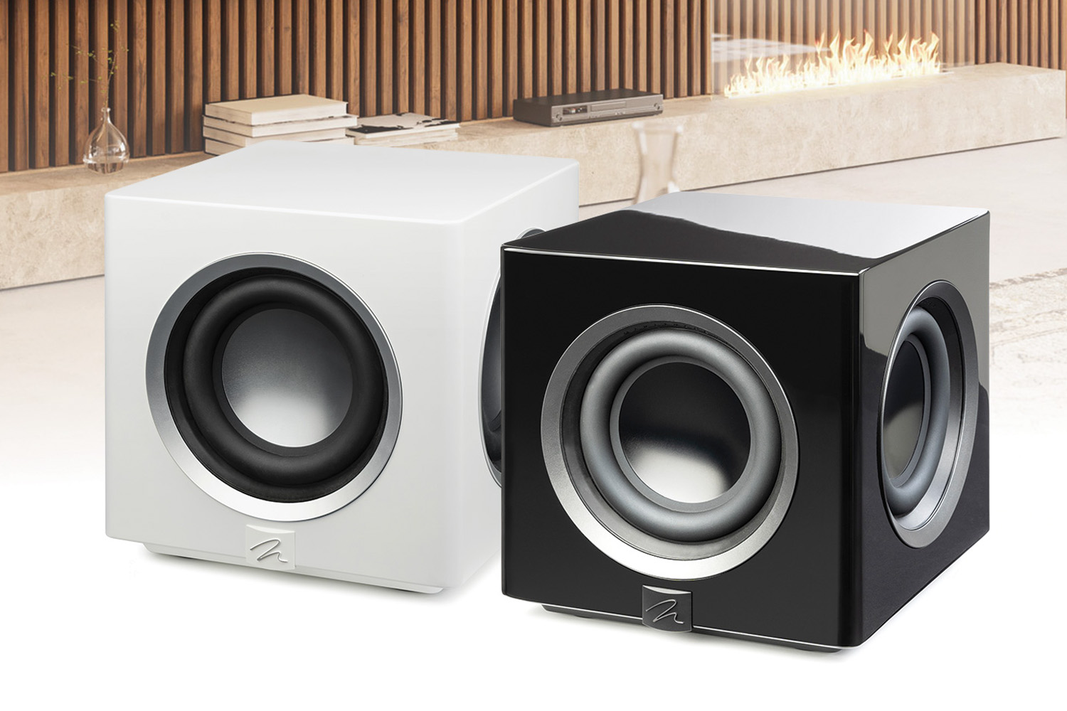 Abyss Series subwoofers black and white