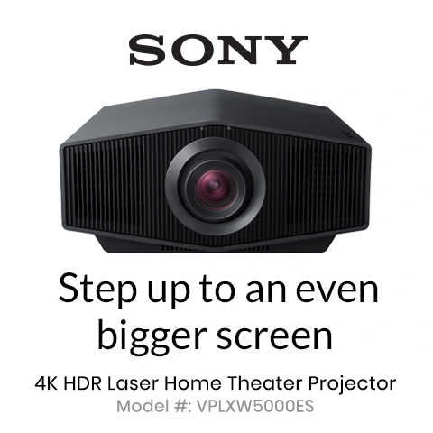 Step up to an even bigger screen - 4K HDR Laser Home Theater Projector