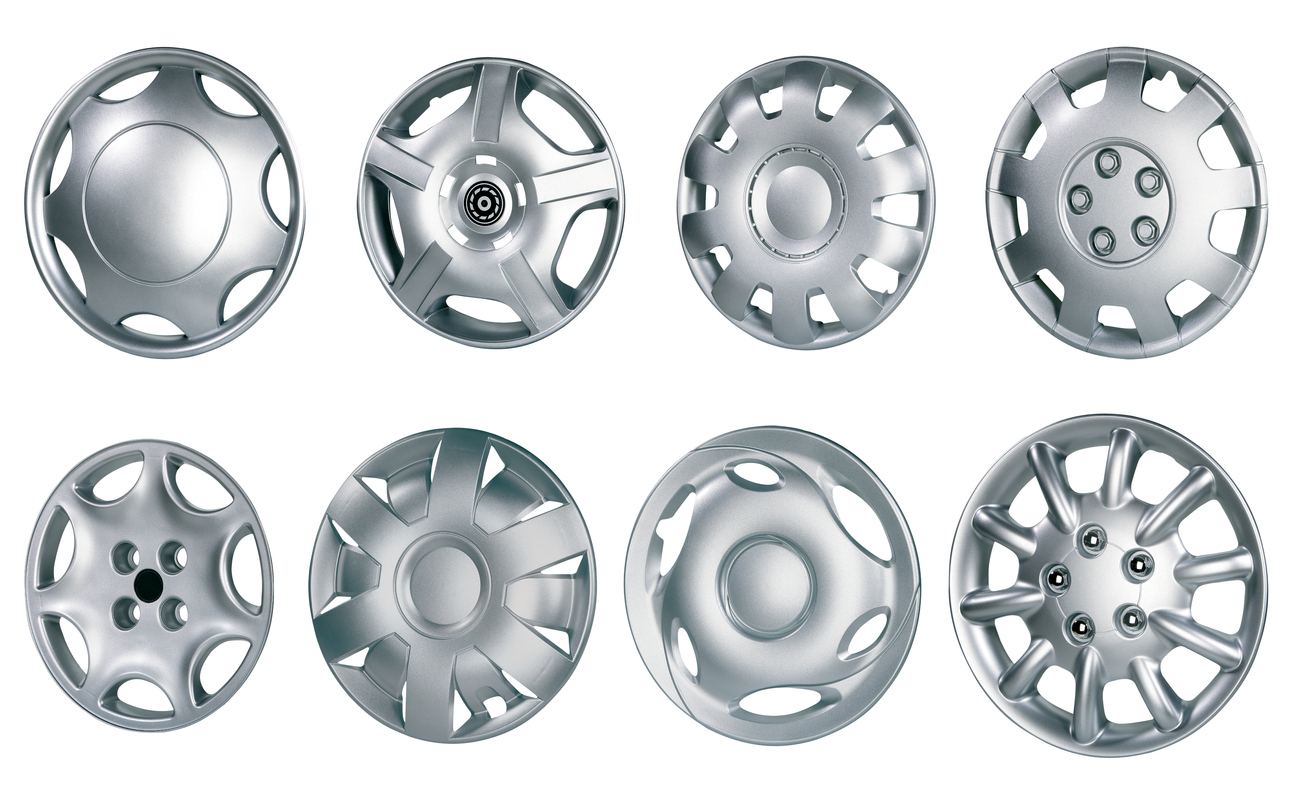 various hubcaps