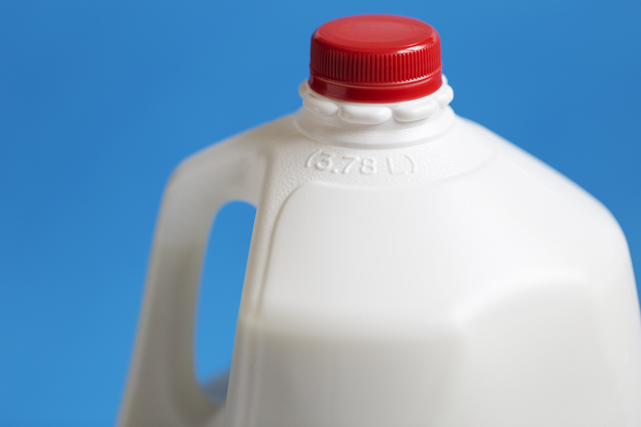 gallon of cold milk