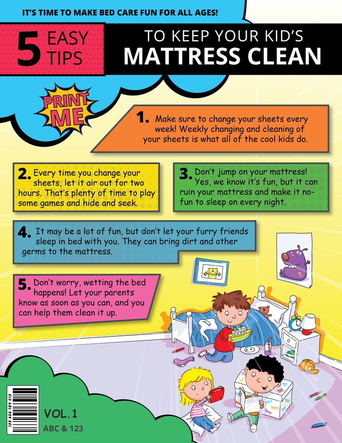 5 Easy Tips To Keep Your Kid S Mattress Clean Premier