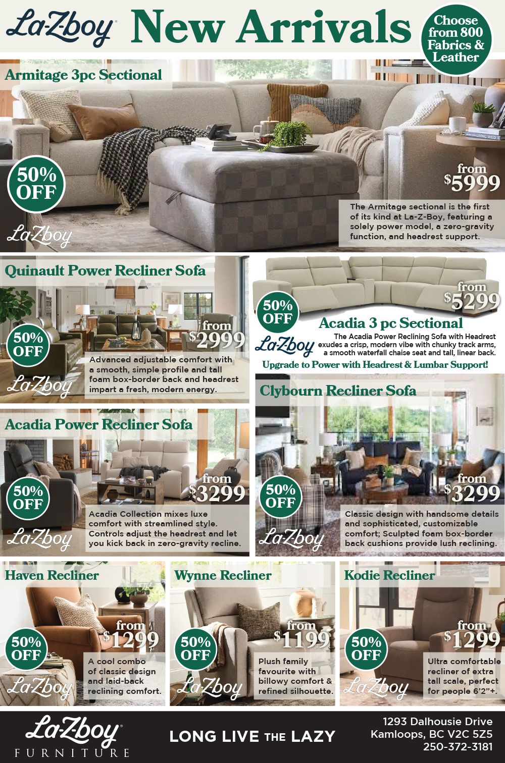 la-z-boy new arrivals