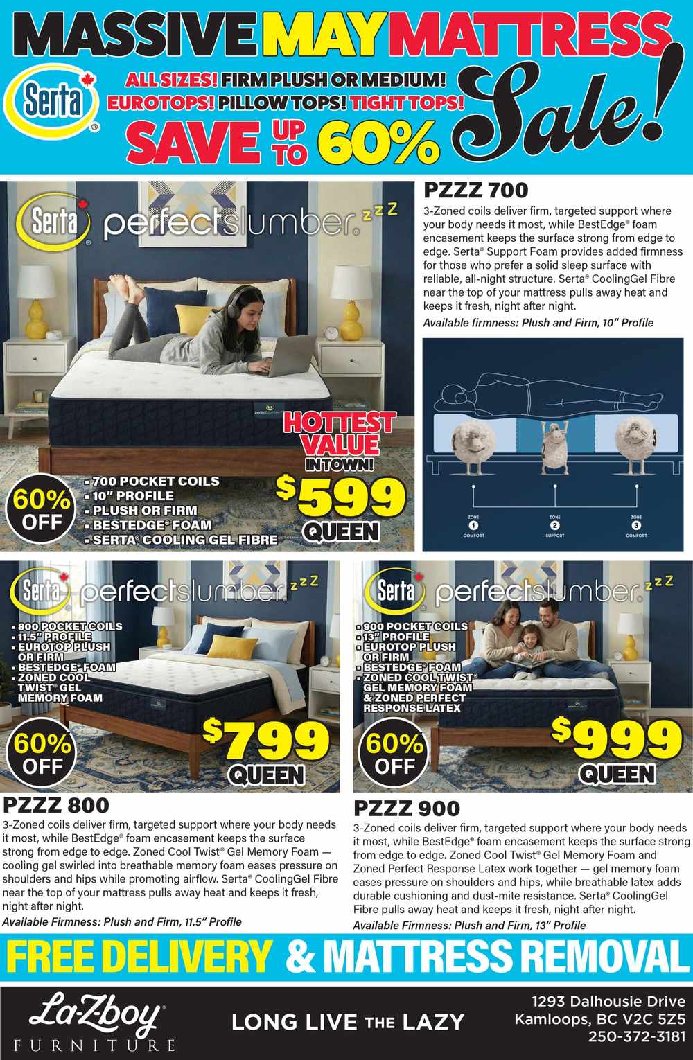Massive May Mattress Sale! Save up to 60%