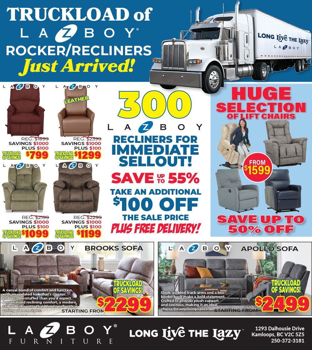 truckload of la-z-boy sale