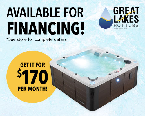 Great Lakes Hot Tubs - Get it for $170 per month! Available for Financing! *See store for complete details