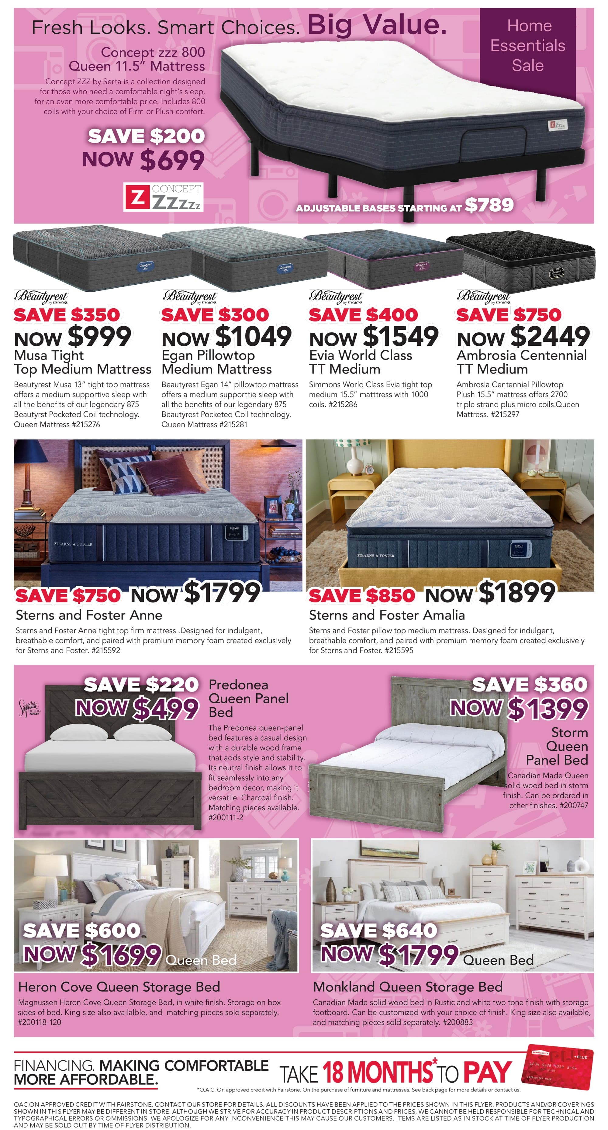 Home Essentials Sale! Ends April 29, 2026 Fresh Looks. Smart Choices. Big Value Page 4.