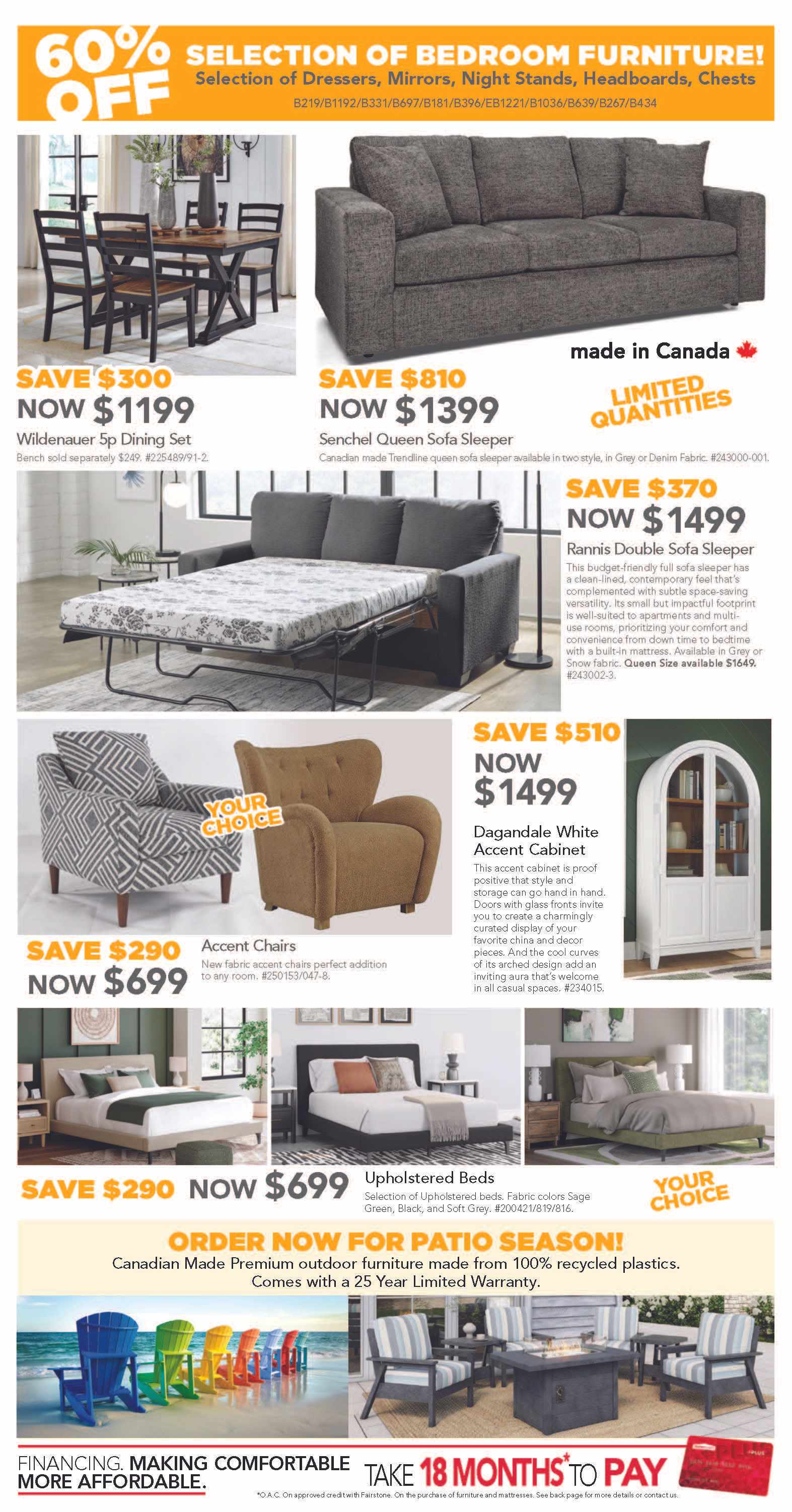 ay Super Savings. Your Home Upgrade Starts Here. May 7 - 27, 2026. Savings on furniture, appliances and mattresses! Page 2
