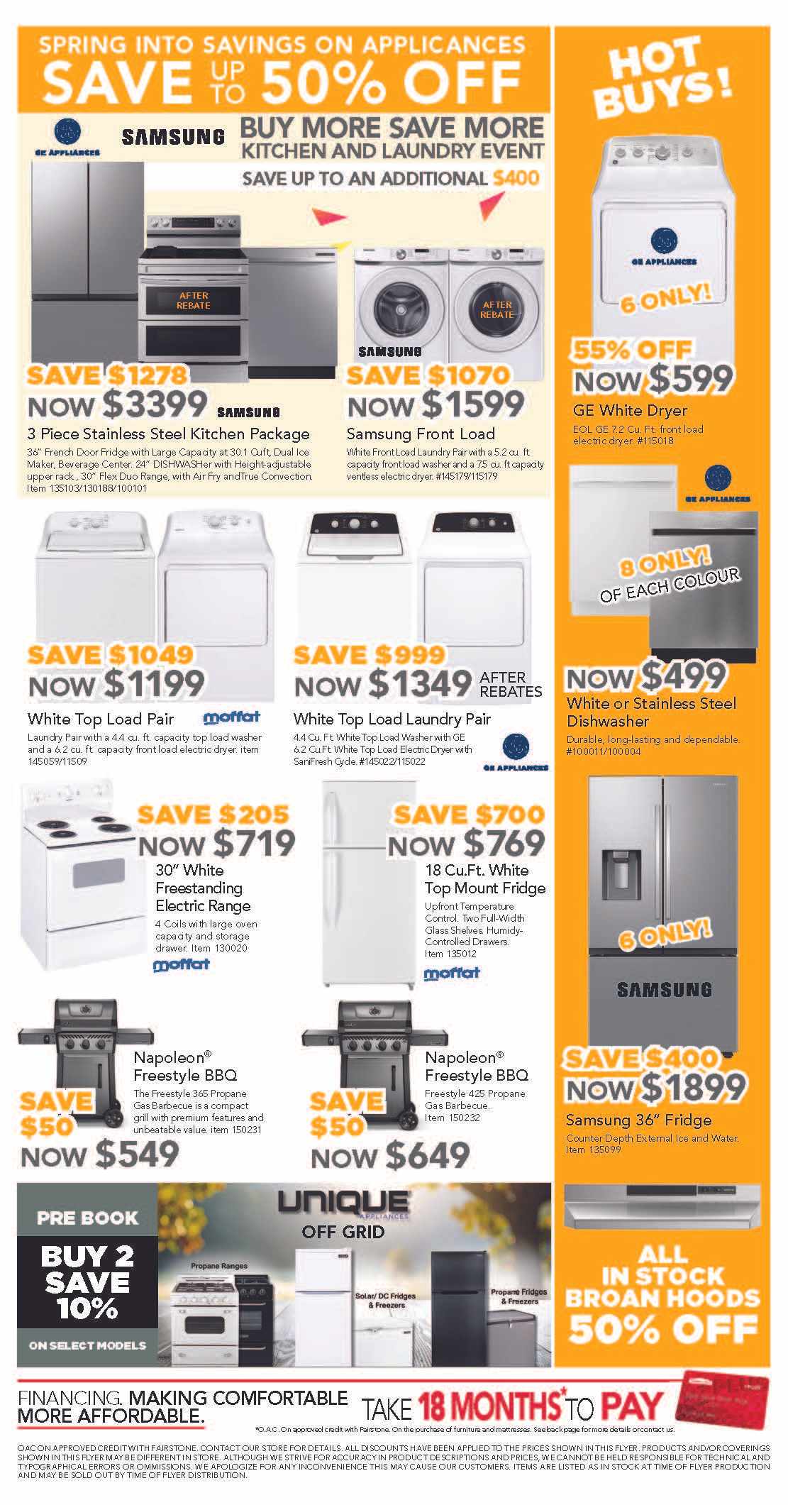 ay Super Savings. Your Home Upgrade Starts Here. May 7 - 27, 2026. Savings on furniture, appliances and mattresses! Page 4