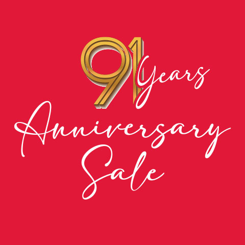 91 year anniversary Sale