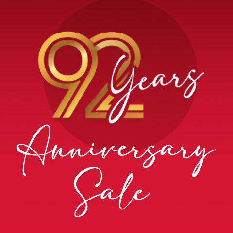 92 Year Anniversary Sale
