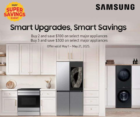 Samsung Smart Savings! Save up to $300 on select major appliances - Shop Now