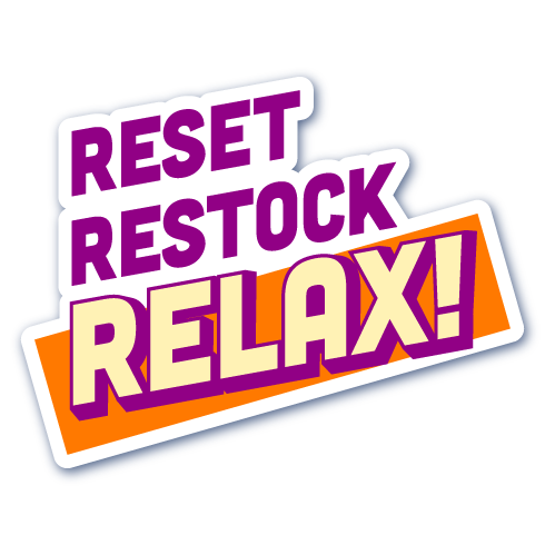 Reset Restock Relax! logo