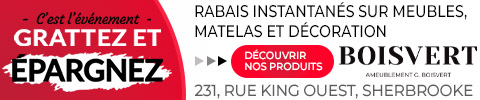 c'est l'événement grattez et épargnez. rabais instantanés sur meubles matelas et décoration