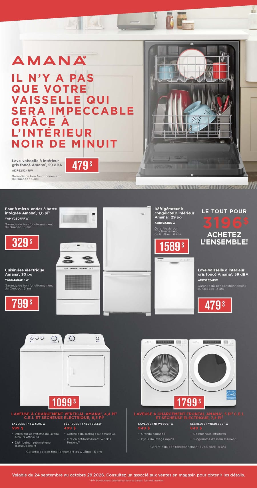 Promotions Whirlpool. DU 24 Septembre Au 28 Octobre 2026. Page 6