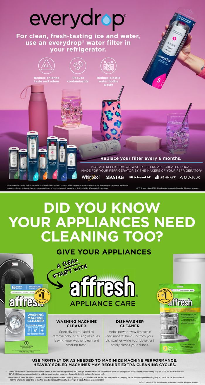 April promotions. Page 7