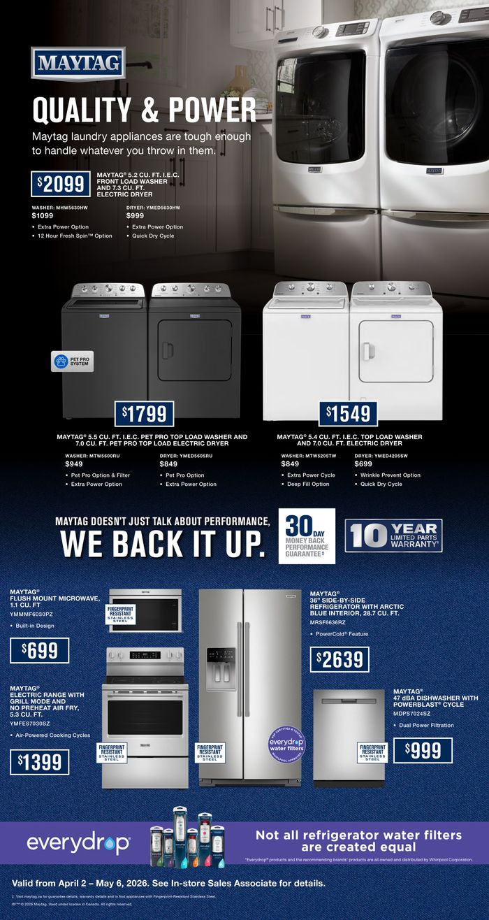 April promotions. Page 5