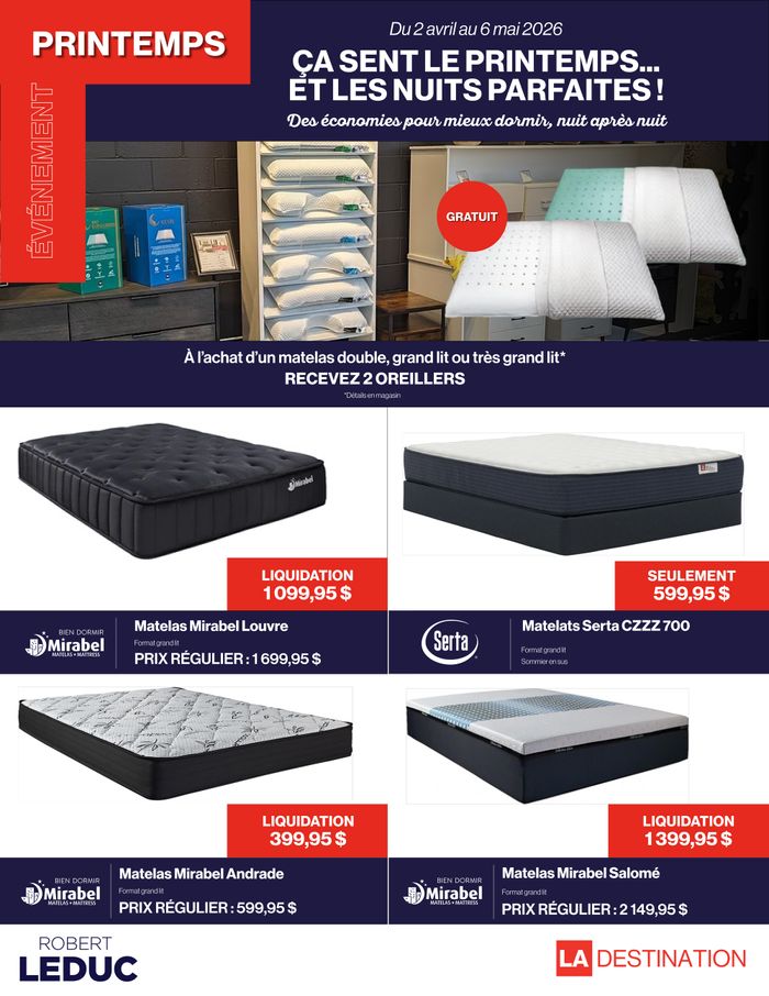 Promotions du mois d'avril. Page 1