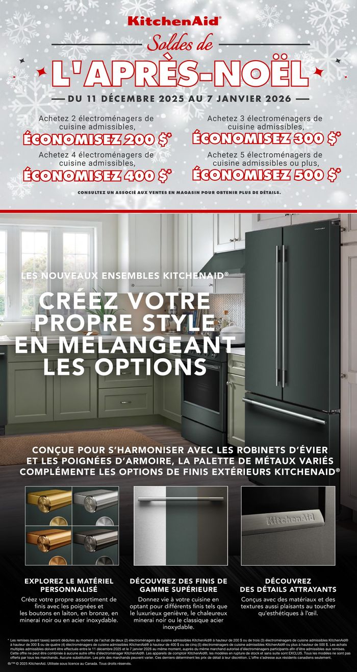 KitchenAid Soldes de L'APRÈS-NOEL
