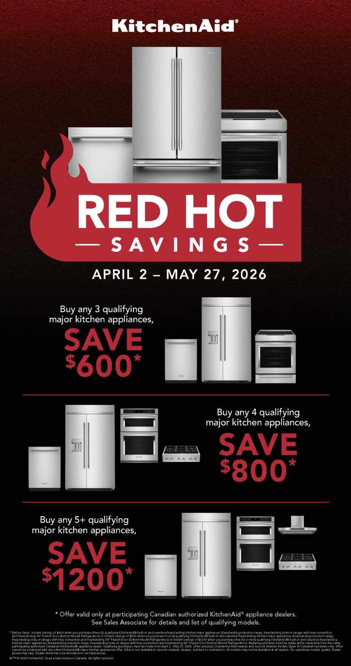 May Promotions. Save on Whirlpool, Maytag, KitchenAid, Everydrop, Affresh & Amana. May 7 - May 27, 2026. Page 7