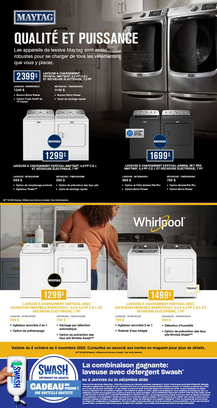 Maytag Whirlpool circulaire